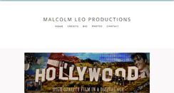 Desktop Screenshot of malcolmleoproductions.com