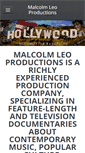 Mobile Screenshot of malcolmleoproductions.com